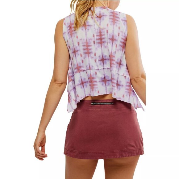 NWT FP Movement Hot Shot Mini Skort in Red Sour Cherry - Picture 2 of 6